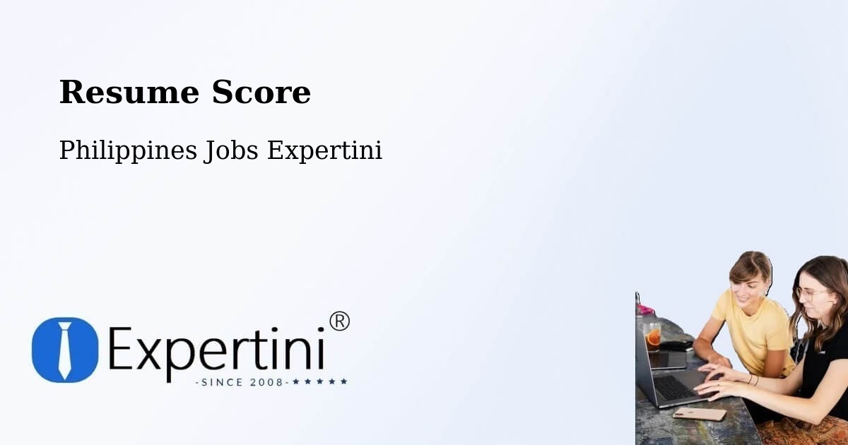 Resume Score & Job Description Match Tool – Aurora - Philippines Jobs Expertini